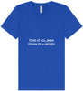 Jesus Thinks I'm a Delight Unisex V-Neck Shirt