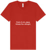 Jesus Thinks I'm a Delight Unisex V-Neck Shirt