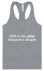 Jesus Thinks I'm a Delight Women's Racerback Tank