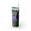 Skinny Tumbler with Straw – 20 oz Stainless Steel Cup