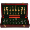 Chess Premium Gift Box Metal Bronze Children's Folding