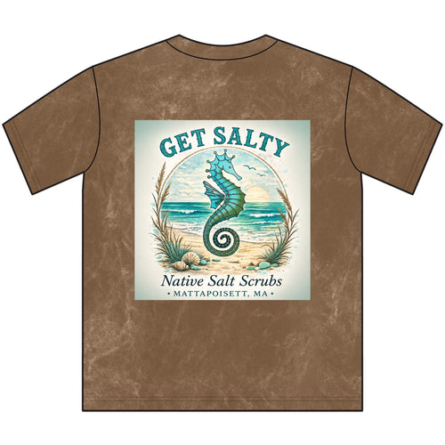 Get Salty — Vintage Mineral Wash Crewneck Tee