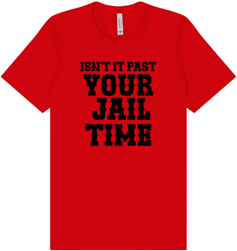 Past Your Jail Time Adult Bella Canvas Shirt