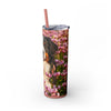 Skinny Tumbler with Straw – 20 oz Stainless Steel Cup