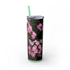Skinny Tumbler with Straw – 20 oz Stainless Steel Cup