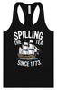 Spilling the Tea Since 1773 Women's Racerback Tank