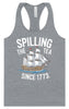 Spilling the Tea Since 1773 Women's Racerback Tank