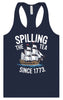 Spilling the Tea Since 1773 Women's Racerback Tank