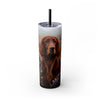Skinny Tumbler with Straw – 20 oz Stainless Steel Cup