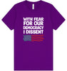 I Dissent Adult Bella Canvas Shirt