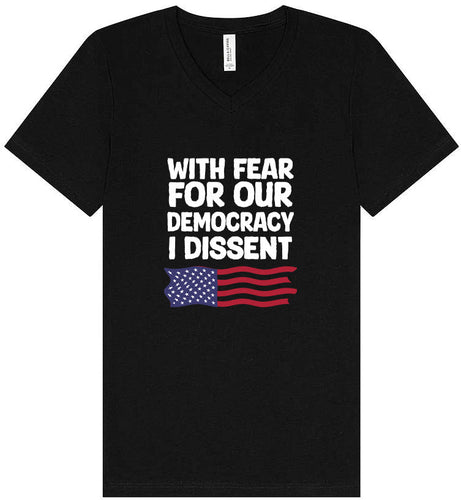 I Dissent Unisex V-Neck Shirt