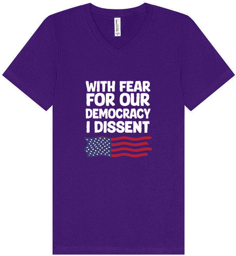 I Dissent Unisex V-Neck Shirt