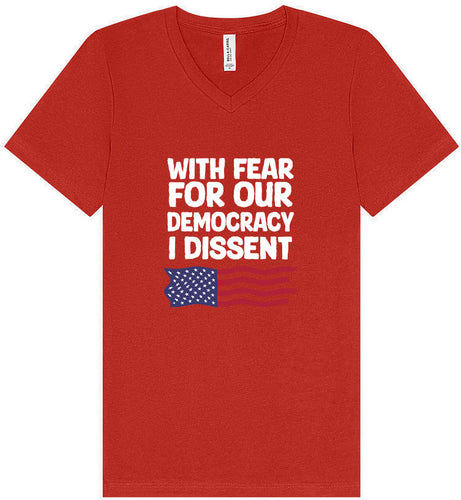 I Dissent Unisex V-Neck Shirt