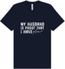 My Husband is Proof Adult Bella Canvas Shirt