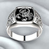 Creative Scorpio relief men's ring
