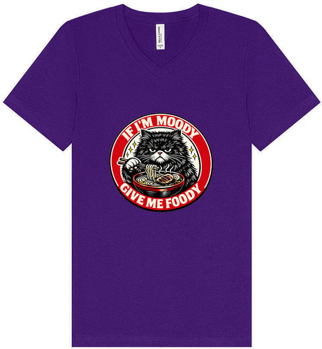 If I'm Moody Unisex V-Neck Shirt