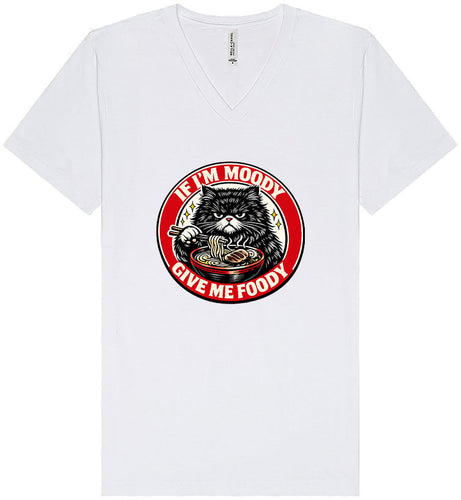 If I'm Moody Unisex V-Neck Shirt