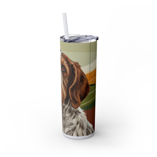 Skinny Tumbler with Straw – 20 oz Stainless Steel Cup