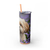 Skinny Tumbler with Straw – 20 oz Stainless Steel Cup