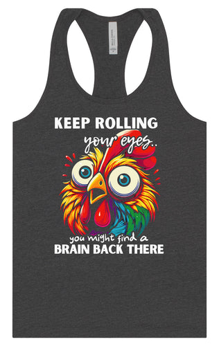 Chicken Brain Women's Racerback Tank