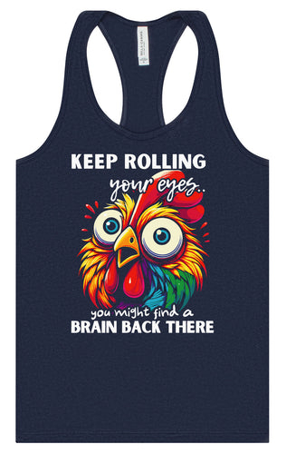 Chicken Brain Women's Racerback Tank
