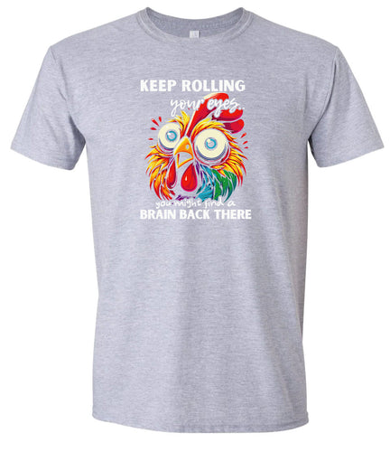 Chicken Brain Adult Gildan Soft Shirt