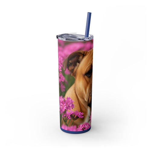Skinny Tumbler with Straw – 20 oz Stainless Steel Cup