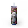 Skinny Tumbler with Straw – 20 oz Stainless Steel Cup
