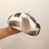 Simple graffiti brush color female wool felt hat