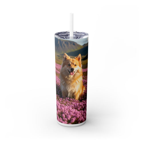 Skinny Tumbler with Straw – 20 oz Stainless Steel Cup
