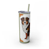 Skinny Tumbler with Straw – 20 oz Stainless Steel Cup