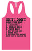 I Don't Have Time Women's Racerback Tank