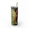 Skinny Tumbler with Straw – 20 oz Stainless Steel Cup