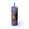 Skinny Tumbler with Straw – 20 oz Stainless Steel Cup