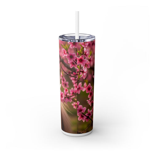 Skinny Tumbler with Straw – 20 oz Stainless Steel Cup