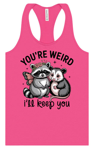 You're Weird Women's Racerback Tank