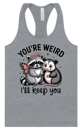 You're Weird Women's Racerback Tank