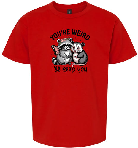 You're Weird Children's Gildan Soft Shirt