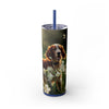 Skinny Tumbler with Straw – 20 oz Stainless Steel Cup