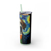 Skinny Tumbler with Straw – 20 oz Stainless Steel Cup