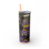 Skinny Tumbler with Straw – 20 oz Stainless Steel Cup