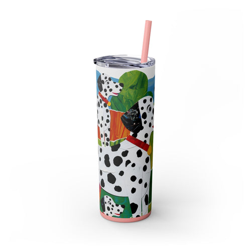 Skinny Tumbler with Straw – 20 oz Stainless Steel Cup