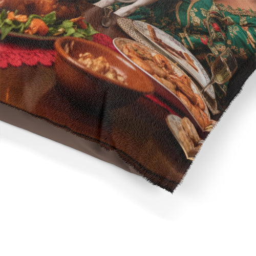 Spanish Holiday Feast Pet Bed