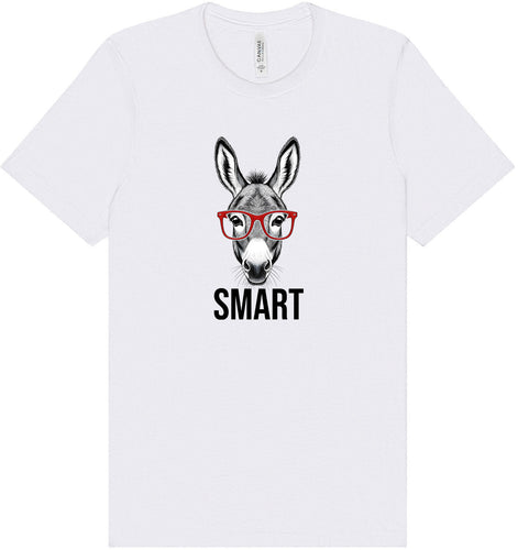Smart Donkey Adult Bella Canvas Shirt