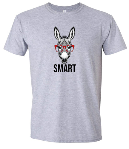 Smart Donkey Adult Gildan Soft Shirt