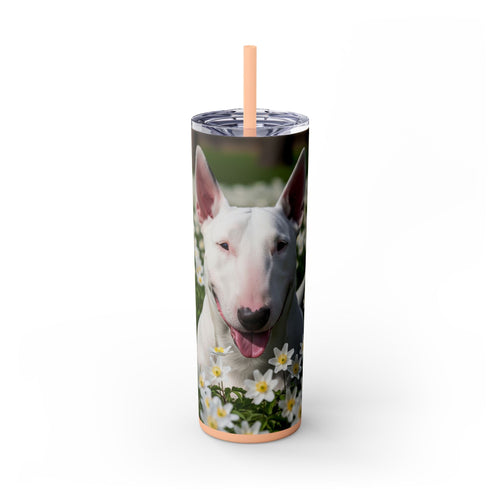 Skinny Tumbler with Straw – 20 oz Stainless Steel Cup