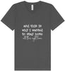 This is Why I Wanted to Stay Home Unisex V-Neck Shirt