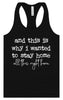 This is Why I Wanted to Stay Home Women's Racerback Tank