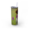 Skinny Tumbler with Straw – 20 oz Stainless Steel Cup