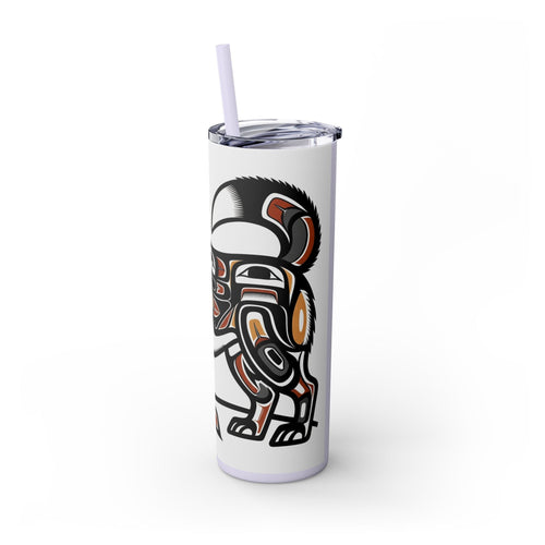 Skinny Tumbler with Straw – 20 oz Stainless Steel Cup